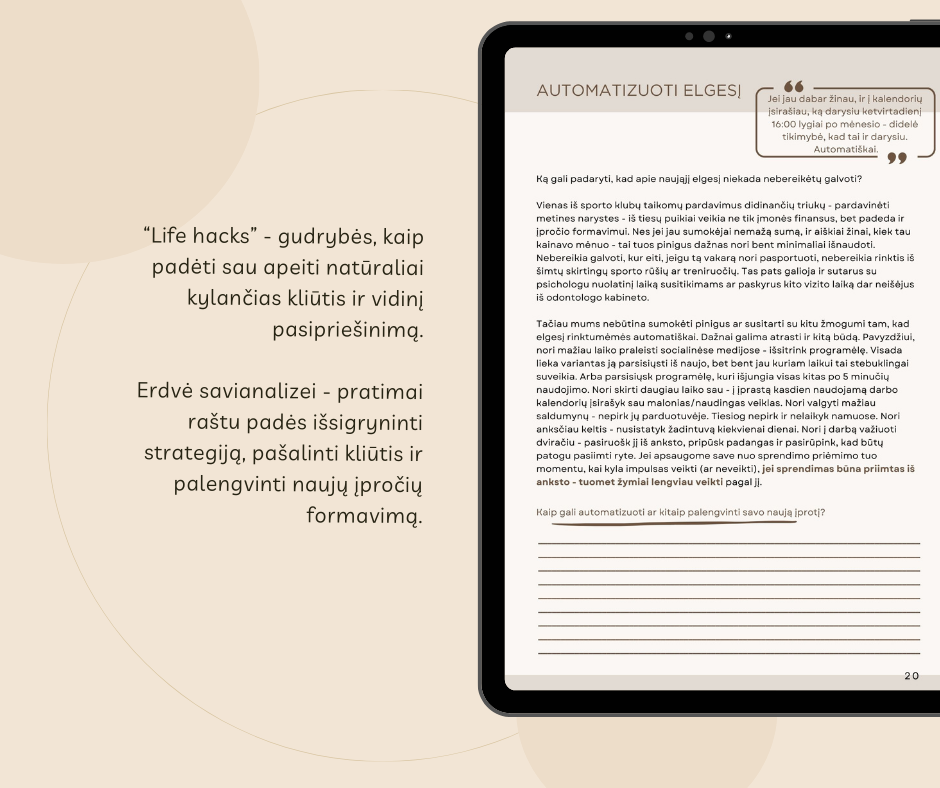 TAVO NAUJAS ĮPROTIS (PDF) - gidas atsisiųsti iškart
