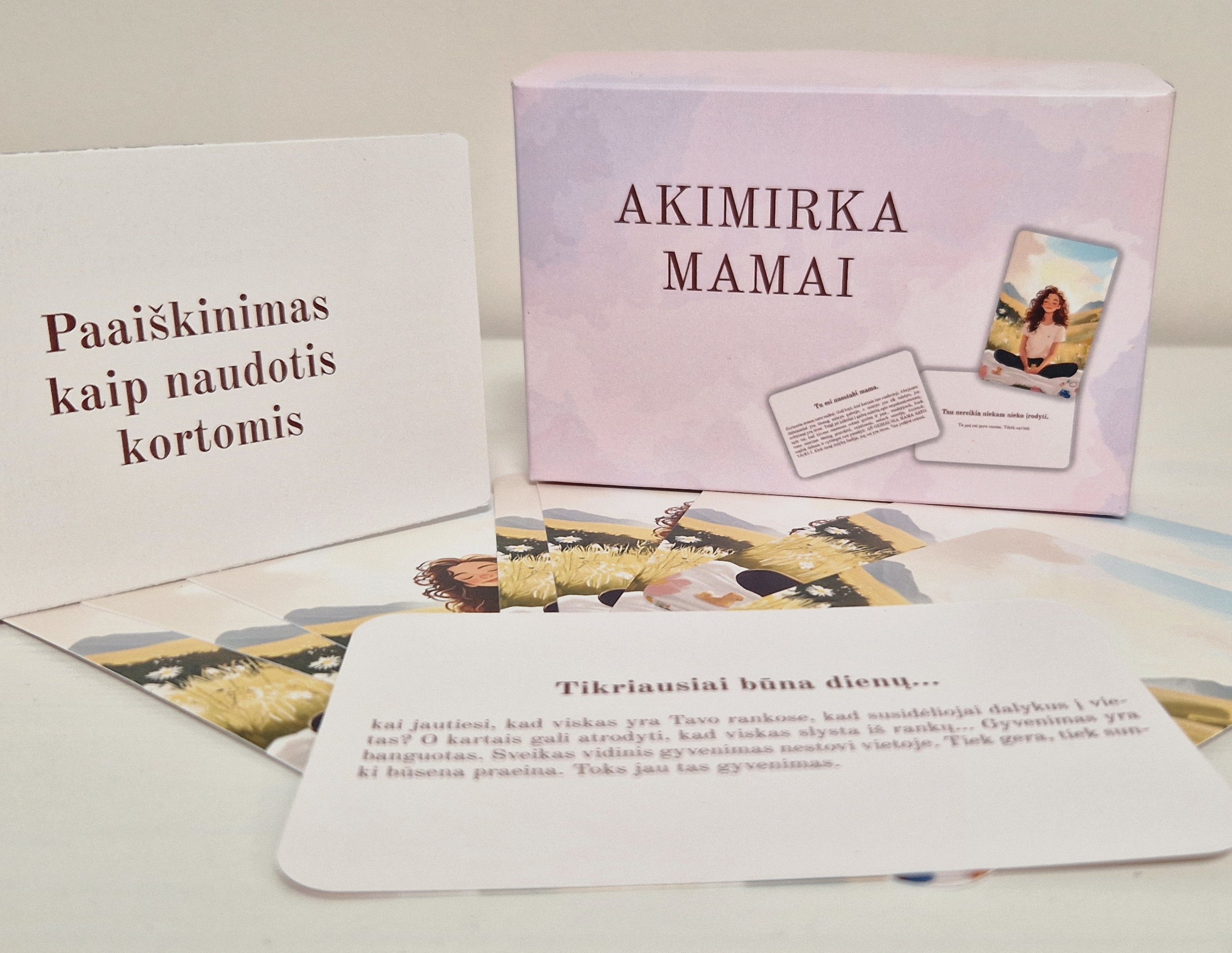 AKIMIRKA MAMAI. Psichologinės kortelės mamoms