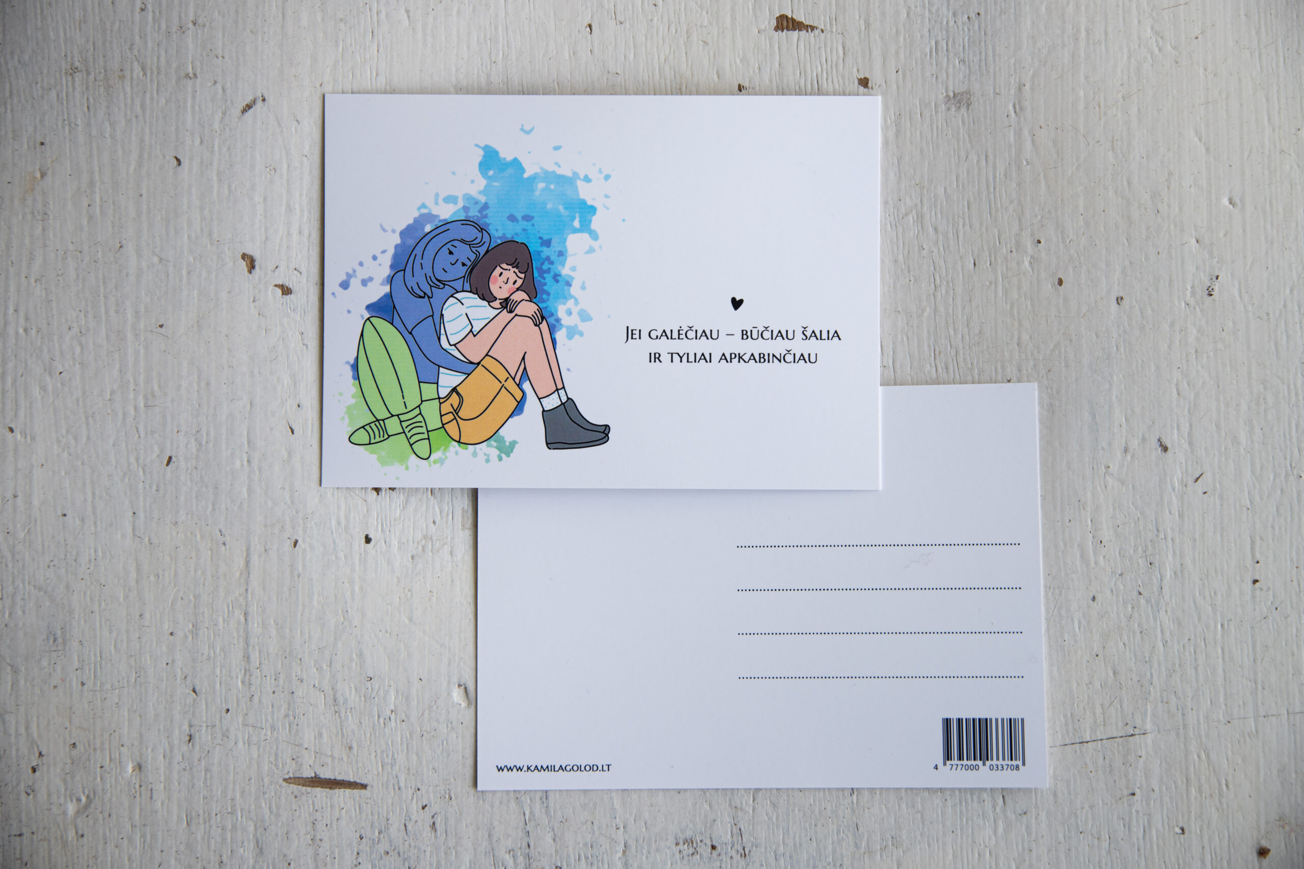 ŠILTAS LINKĖJIMAS. Atvirukų rinkinys „Žinutės, kurios apkabina”