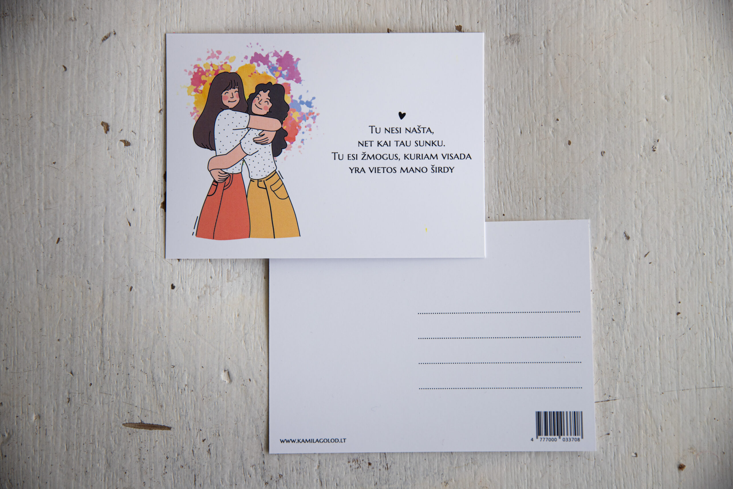 ŠILTAS LINKĖJIMAS. Atvirukų rinkinys „Žinutės, kurios apkabina”