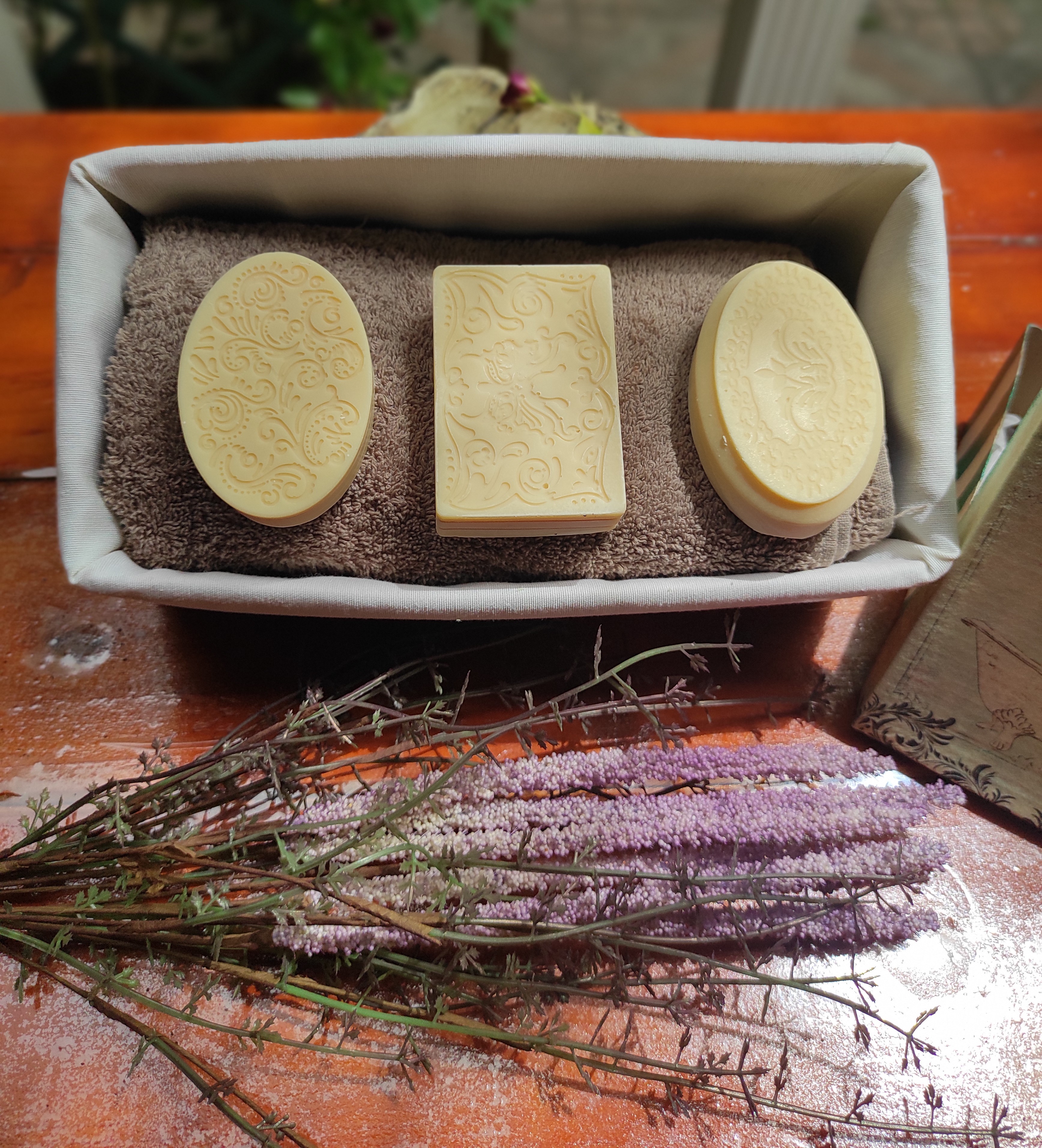 Jabones de aceite de oliva.