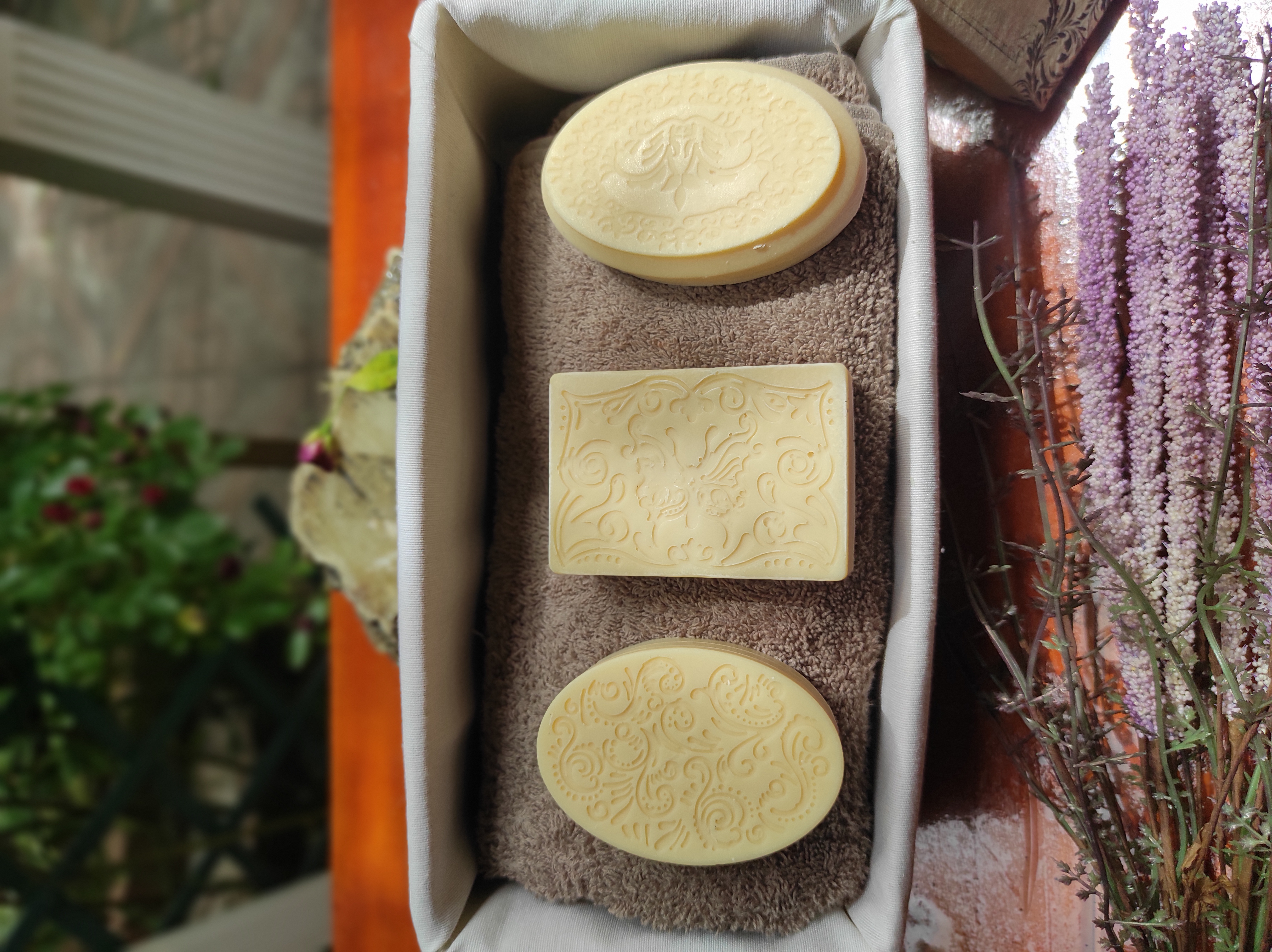 Jabones de aceite de oliva.