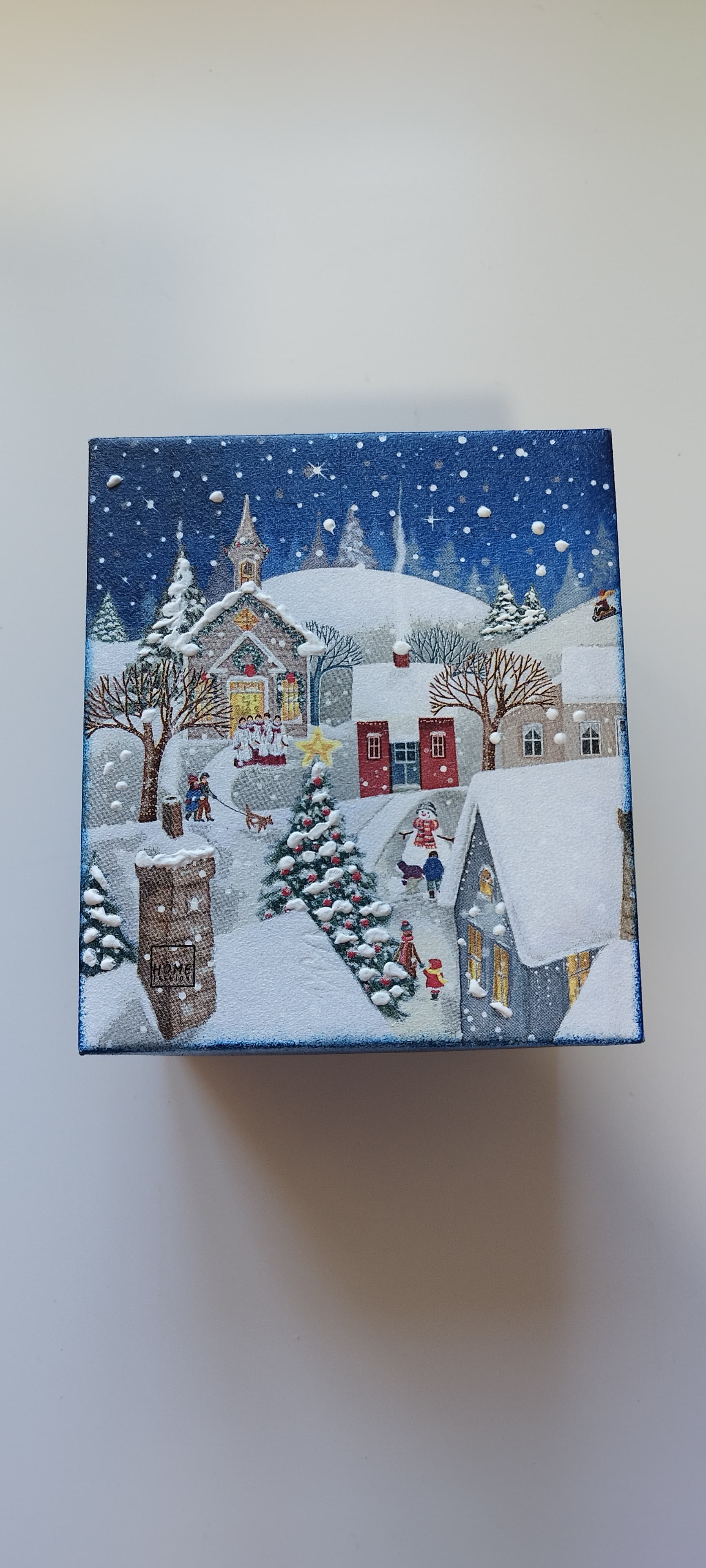 Caja decorativa de Navidad