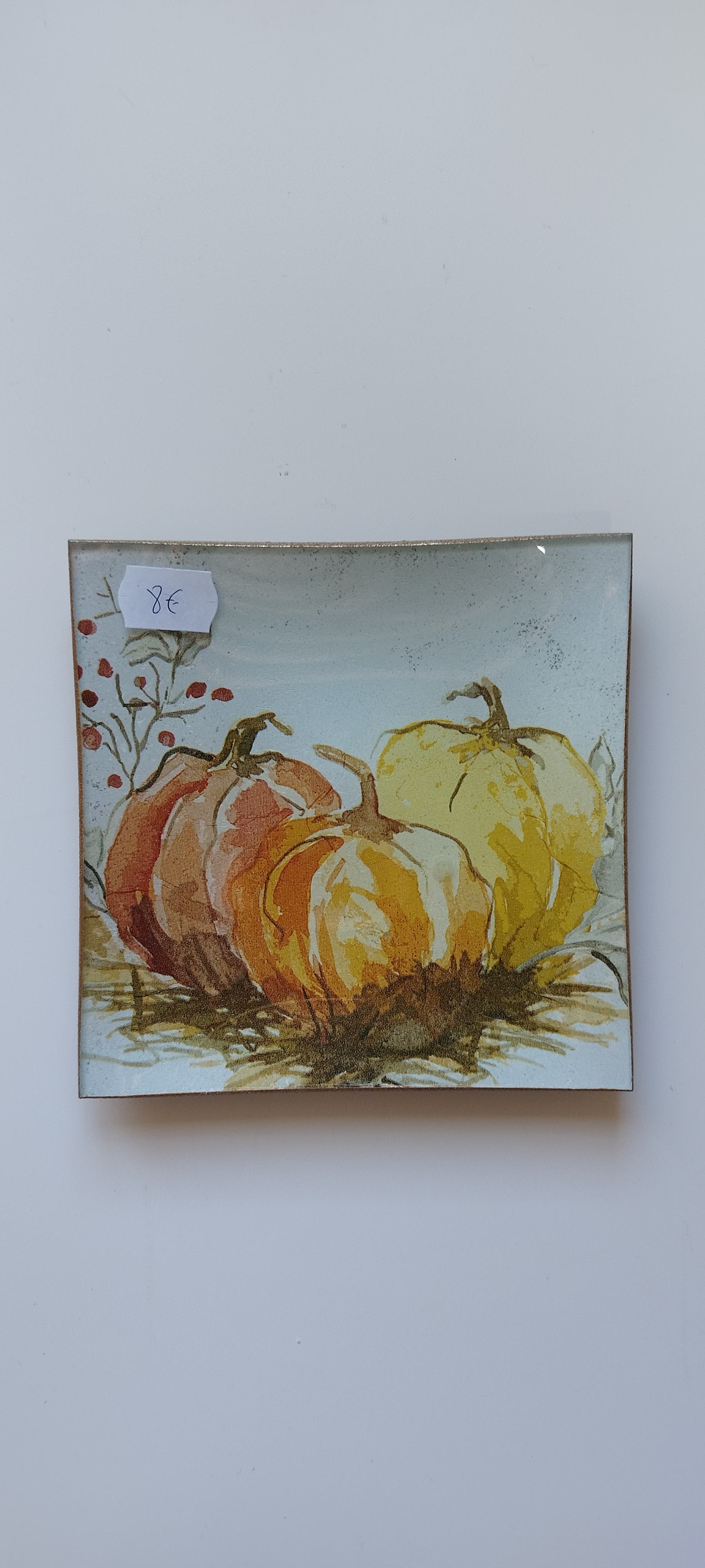 Plato decorativo de calabazas