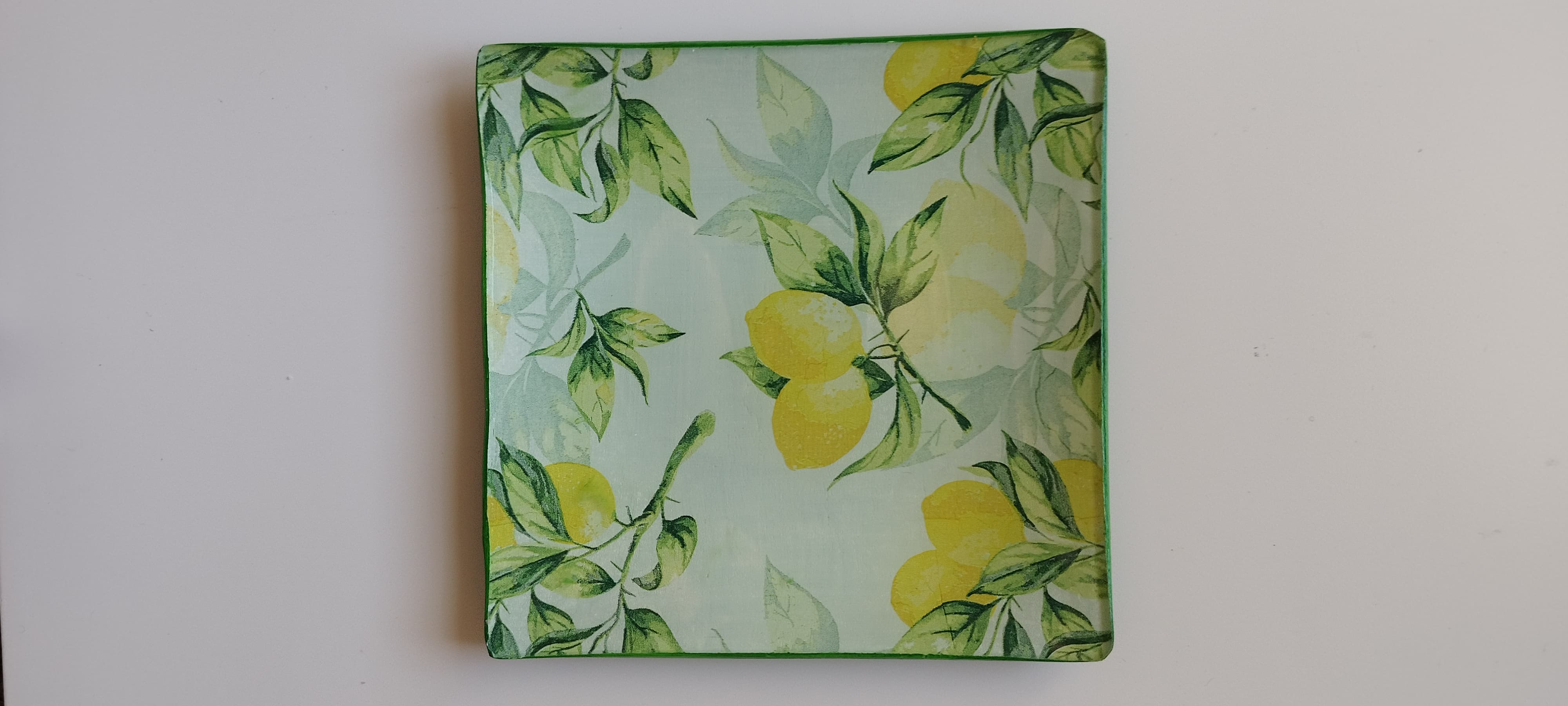 Plato decorativo de cristal