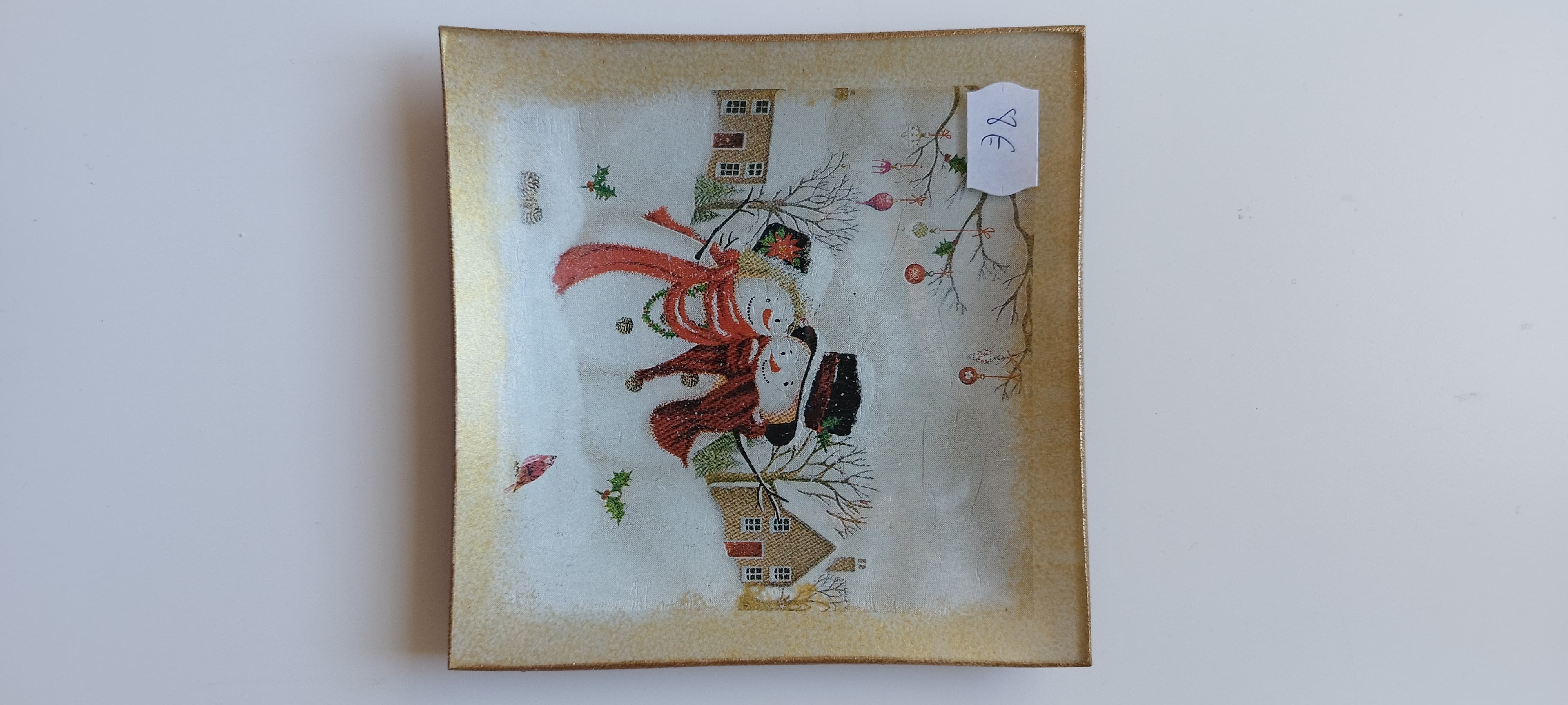 Plato decorativo de Navidad