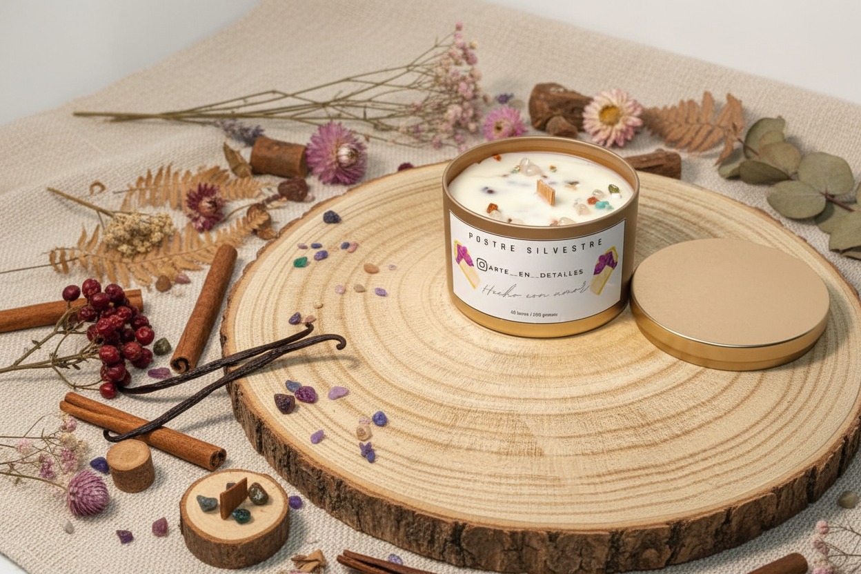 Vela aromática Postre silvestre.