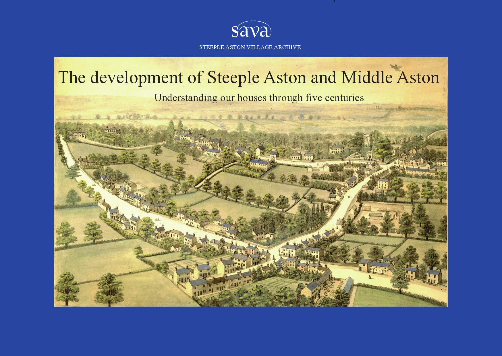 The development of Steeple Aston and Middle Aston
