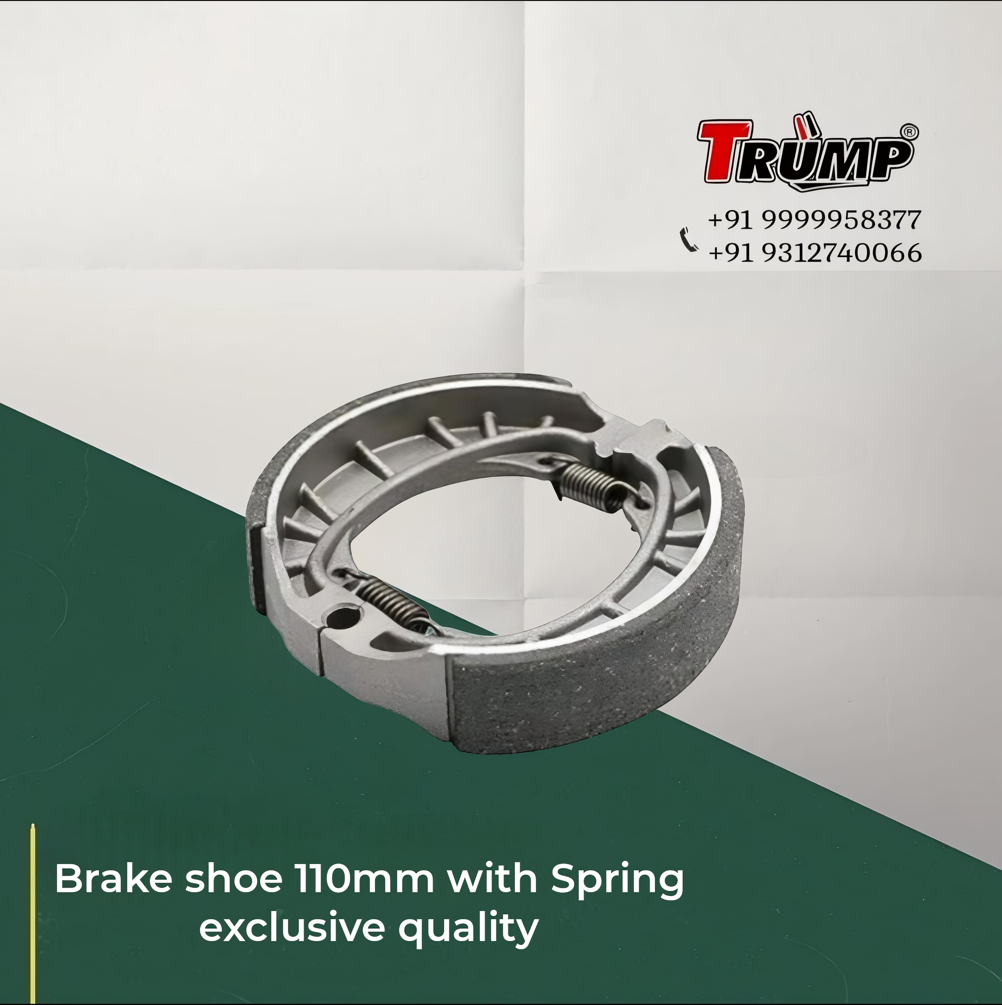 Brake Shoe 110mm with Spring