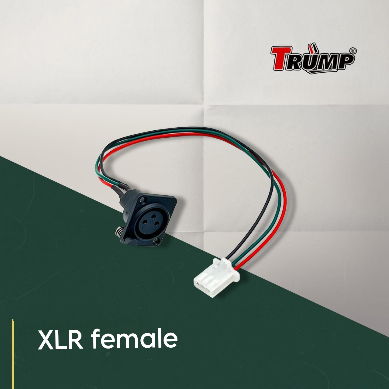 XLR Female Connector with Wires