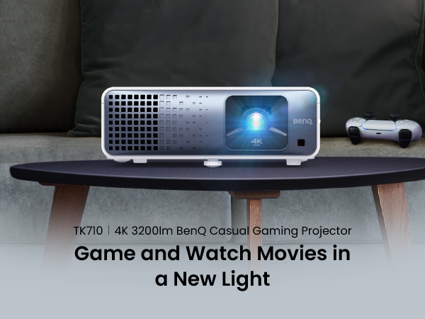 BenQ TK710 4K Laser 3200 Lumens Movie and Gaming Projector 