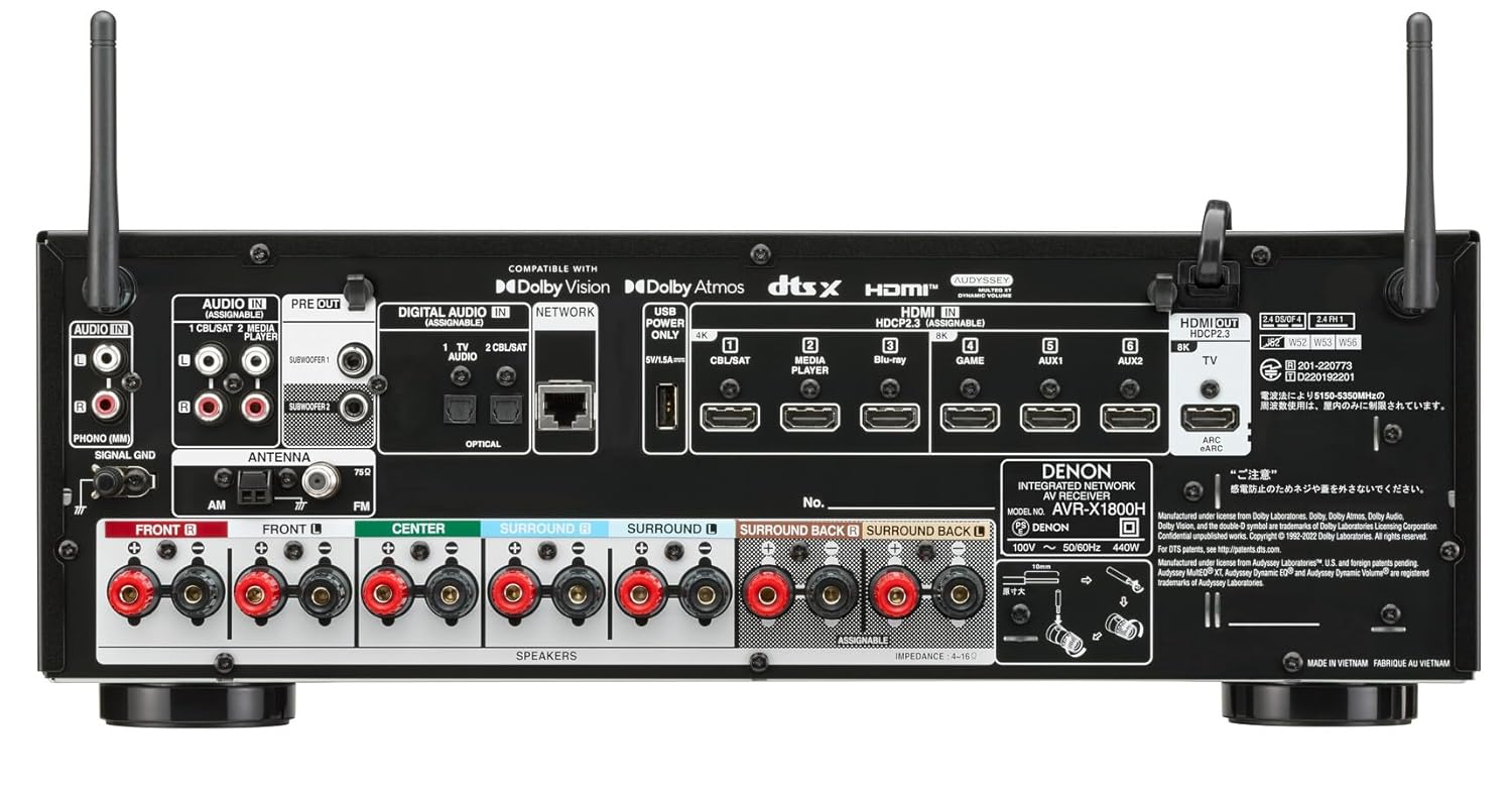 DENON AVRX - 1800H