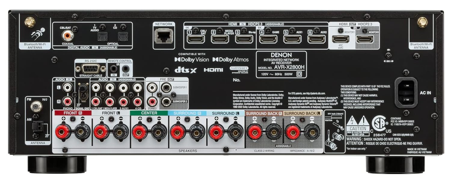 AVR-X2800H Audio/Video Receiver