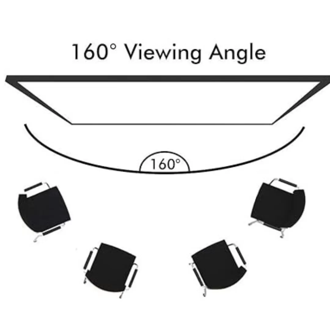 92" (16:9) FIXED FRAME PROJECTION SCREEN 