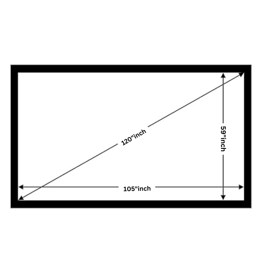 120" FIXED FRAME SCREEN 16:9 