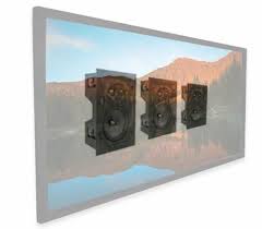 100" (87"x49") Acoustically Fix frame projector screen In 16:9 Ratio, UHD/3D/4K Technology
