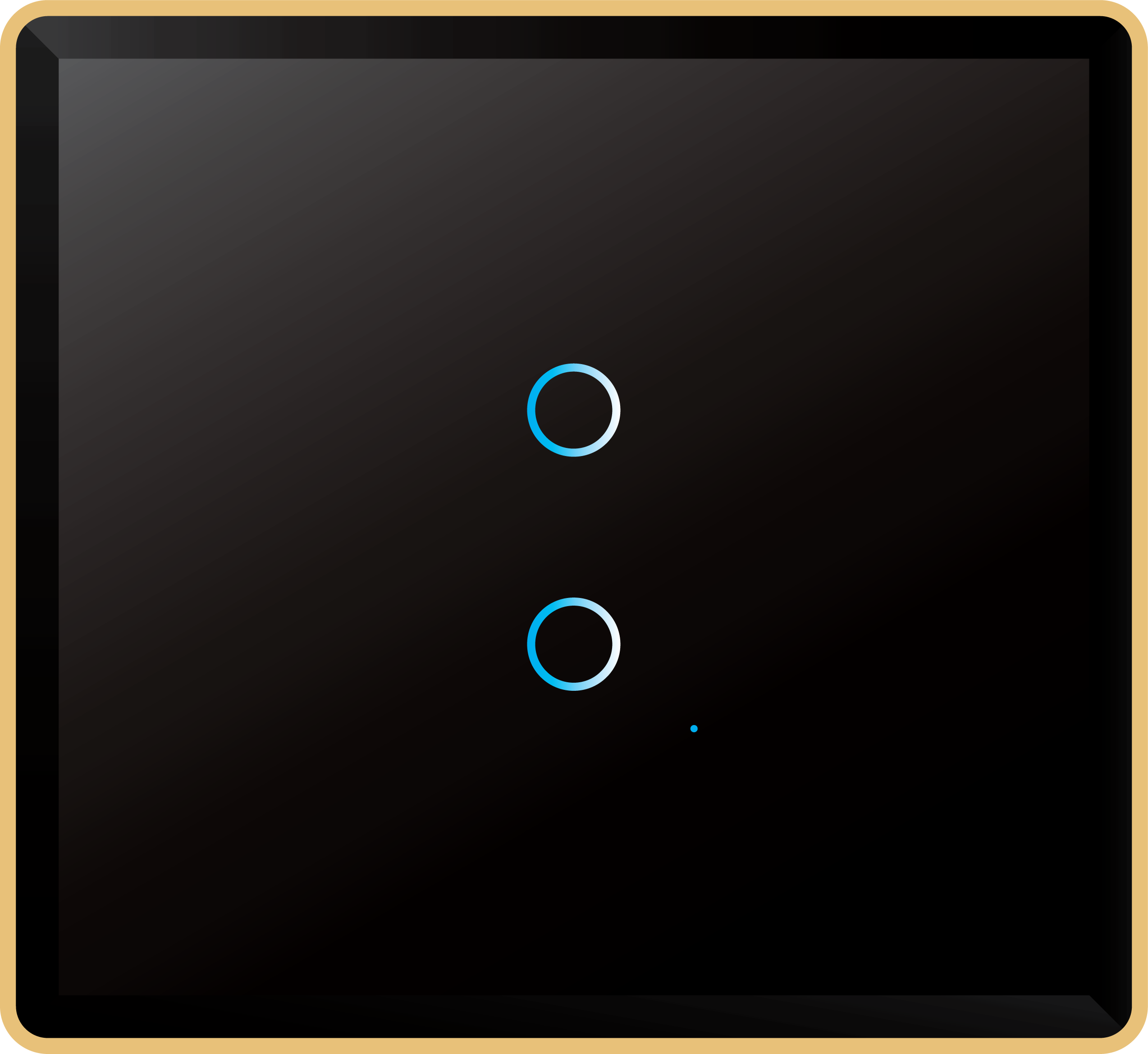 EDGE GLASS TUYA SMART 2 SWITCH (MODULE SIZE 2)
