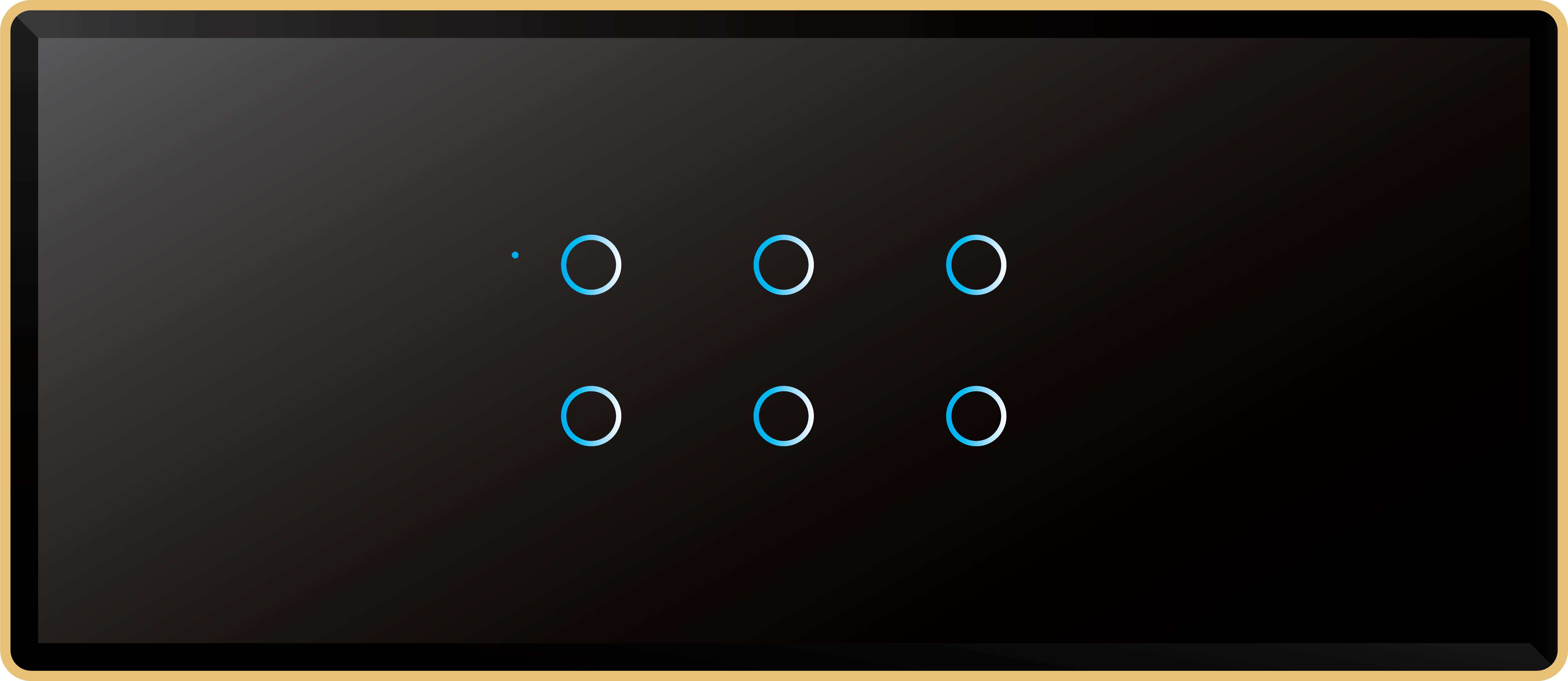 EDGE GLASS TUYA SMART 6 SWITCH  (6 MODULE)