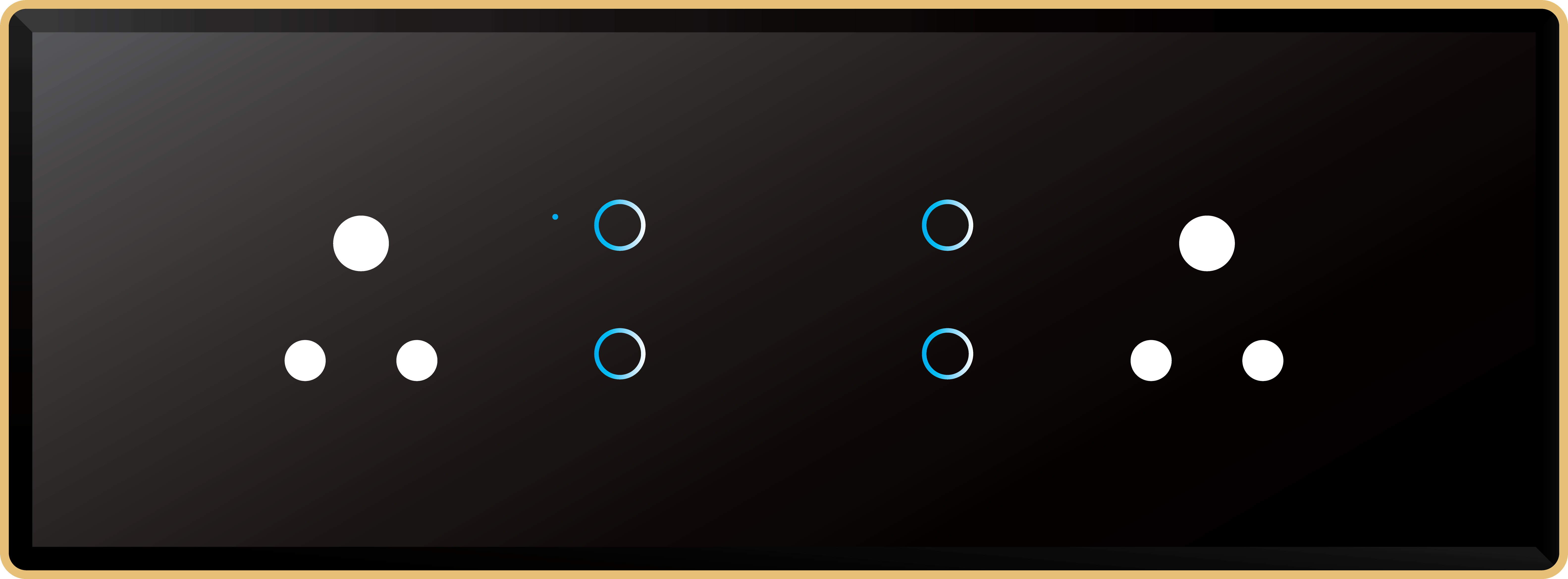 EDGE GLASS TUYA SMART 4 SWITCH 2 SOCKET  (8 MODULE)