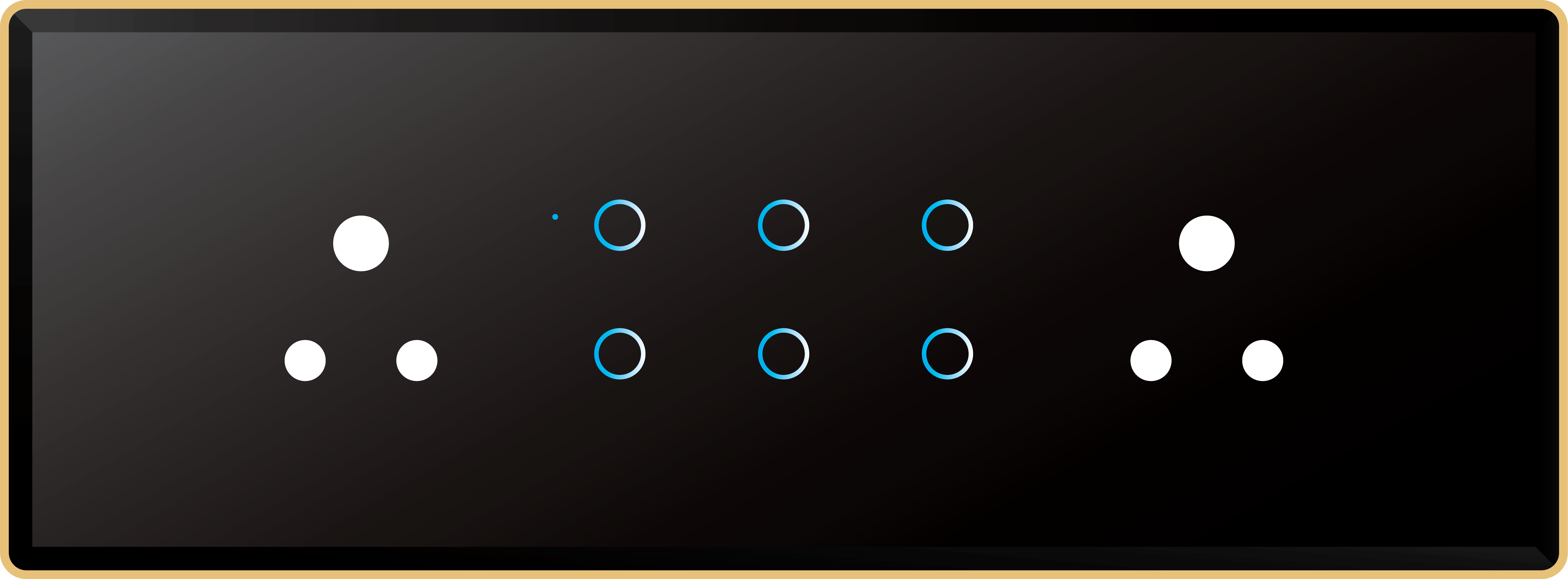 EDGE GLASS TUYA SMART 6 SWITCH 2 SOCKET  (8 MODULE)