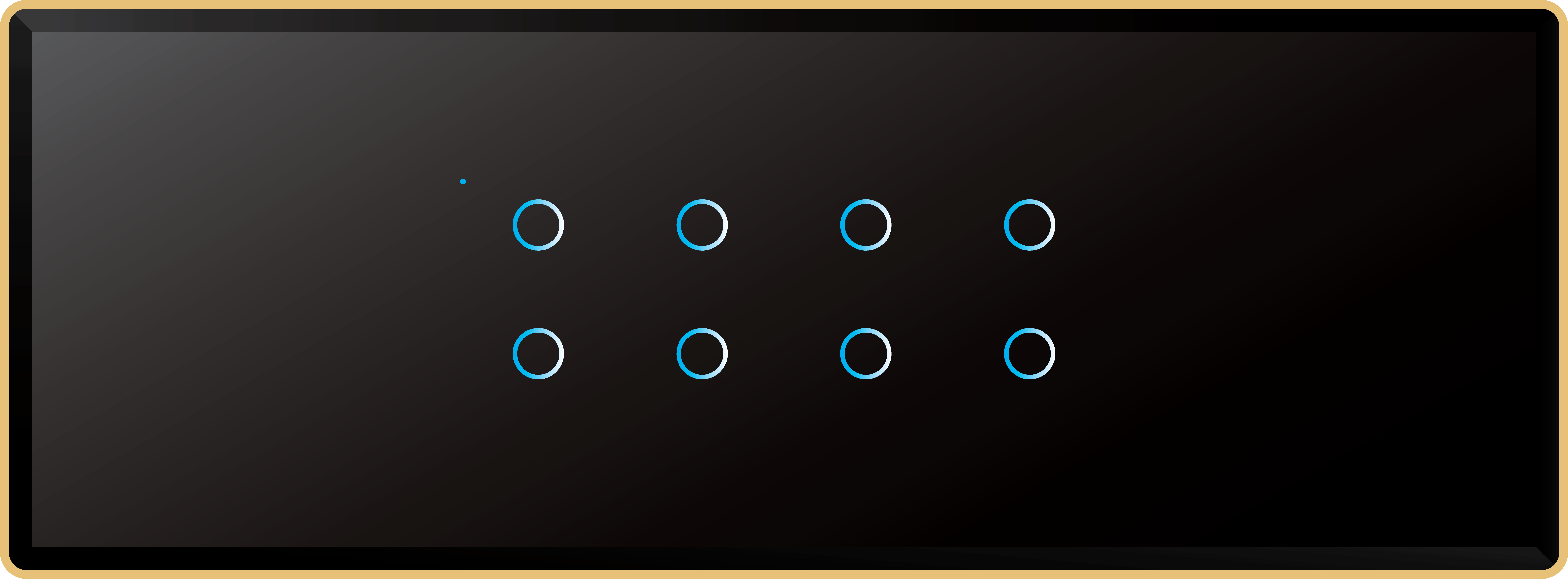 EDGE GLASS TUYA SMART 8 SWITCH  (8 MODULE)