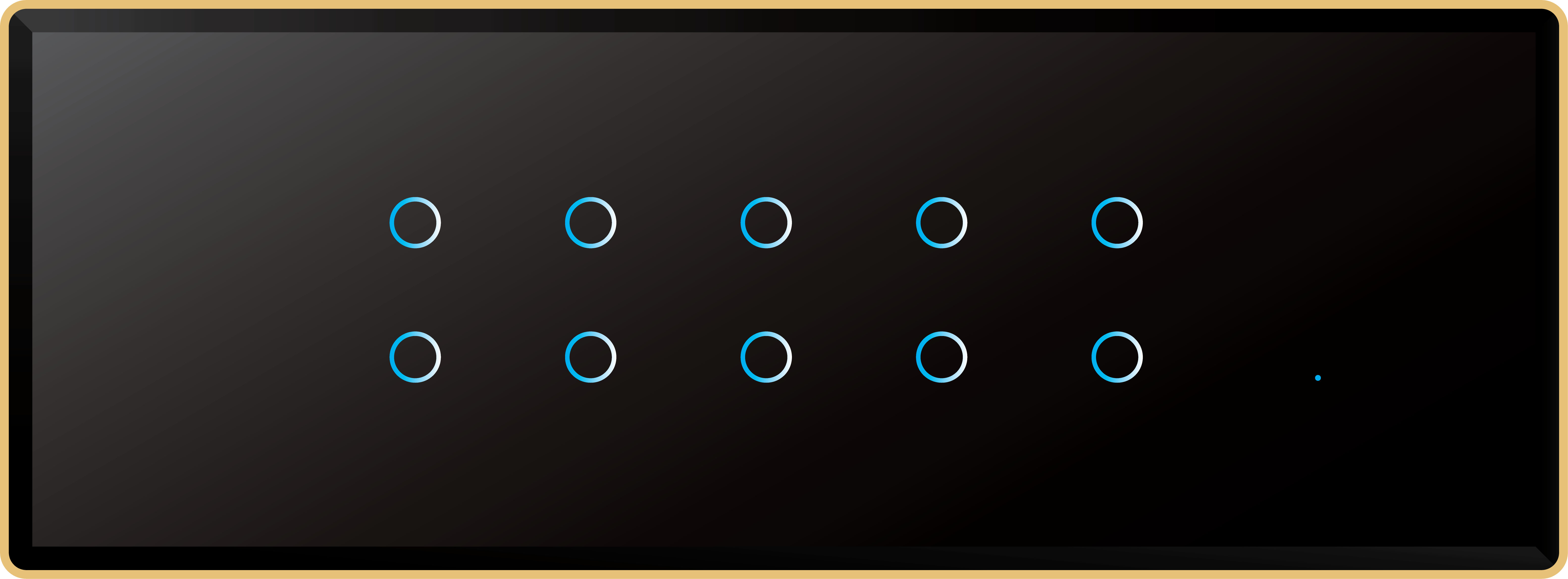 EDGE GLASS TUYA SMART 10 SWITCH  (8 MODULE)