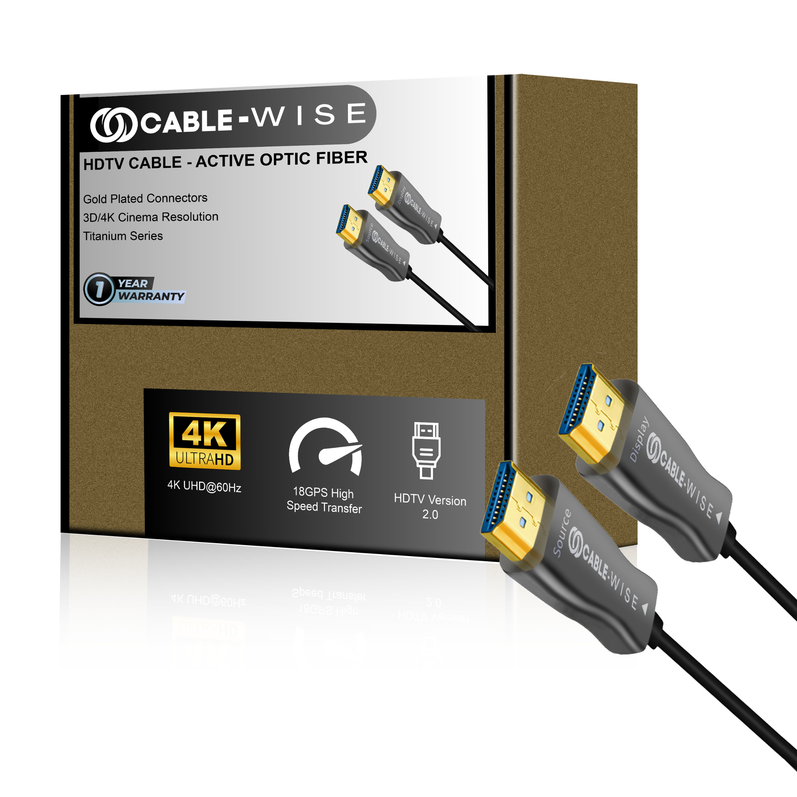 HDMI 80 MTR 4K (2.0) ACTIVE OPTIC CABLE