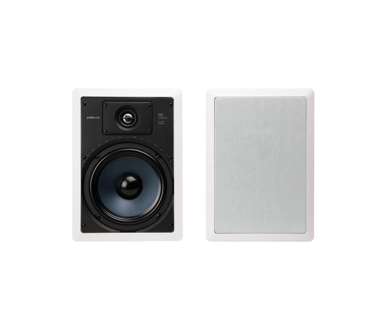 POLK RC85i HIGH-QUALITY IN-WALL SPEAKER WITH 8" DRIVERS (PAIR)
