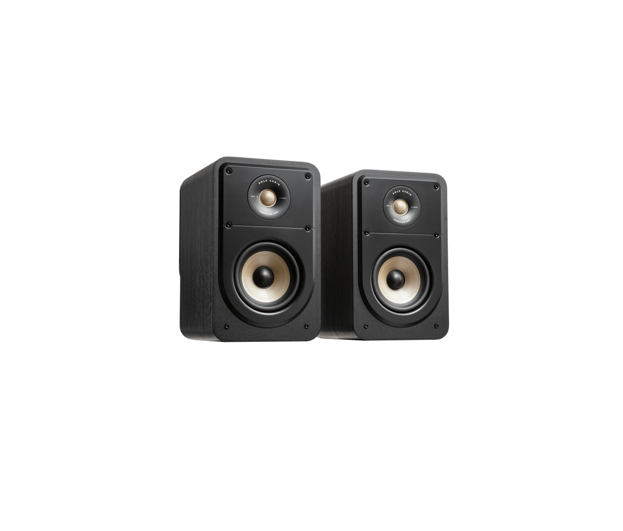 POLK ES15 HIGH-QUALITY COMPACT BOOKSHELF SPEAKERS Pair