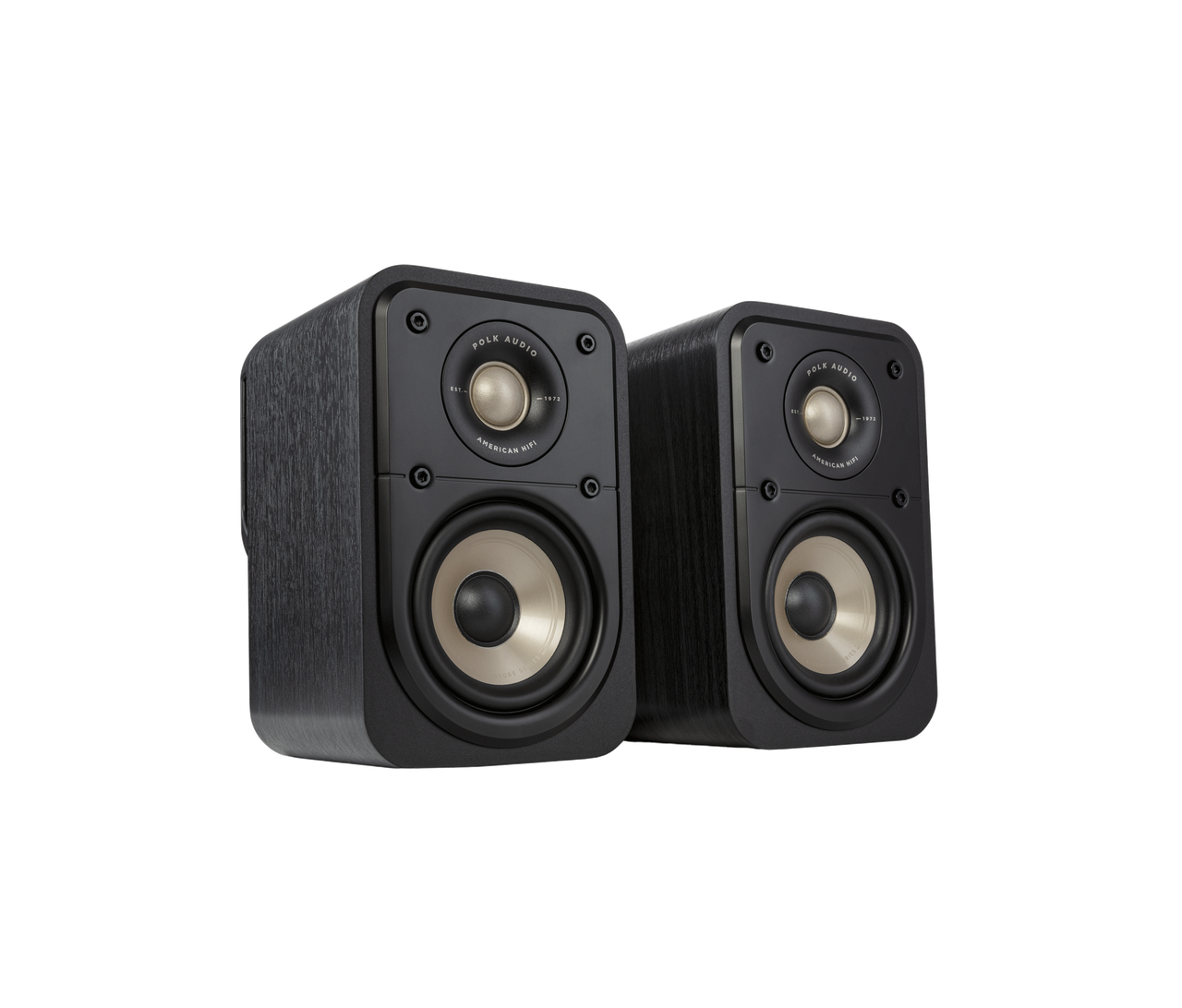 POLK ES10 HIGH-QUALITY WALL-MOUNTABLE SATELLITE SURROUND SPEAKERS (PAIR)