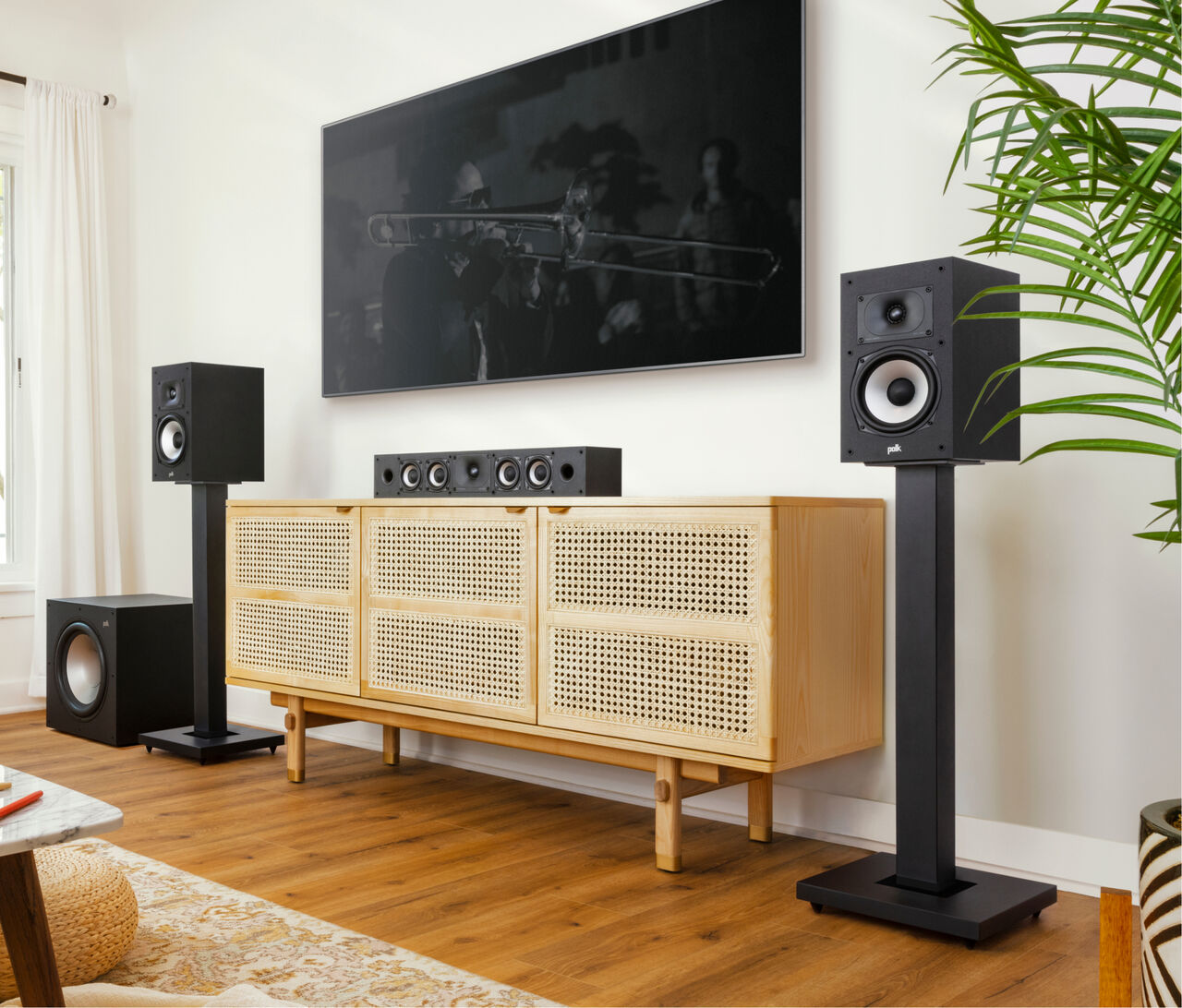 POLK MONITOR XT20 HIGH-RESOLUTION BOOKSHELF SPEAKERS (pair)
