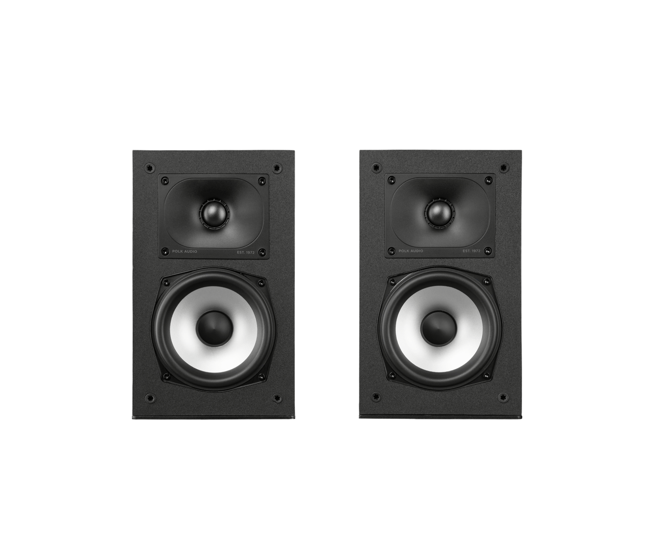 POLK MONITOR XT15 HIGH-RESOULTION COMPACT BOOKSHELF SPEAKERS (PAIR)