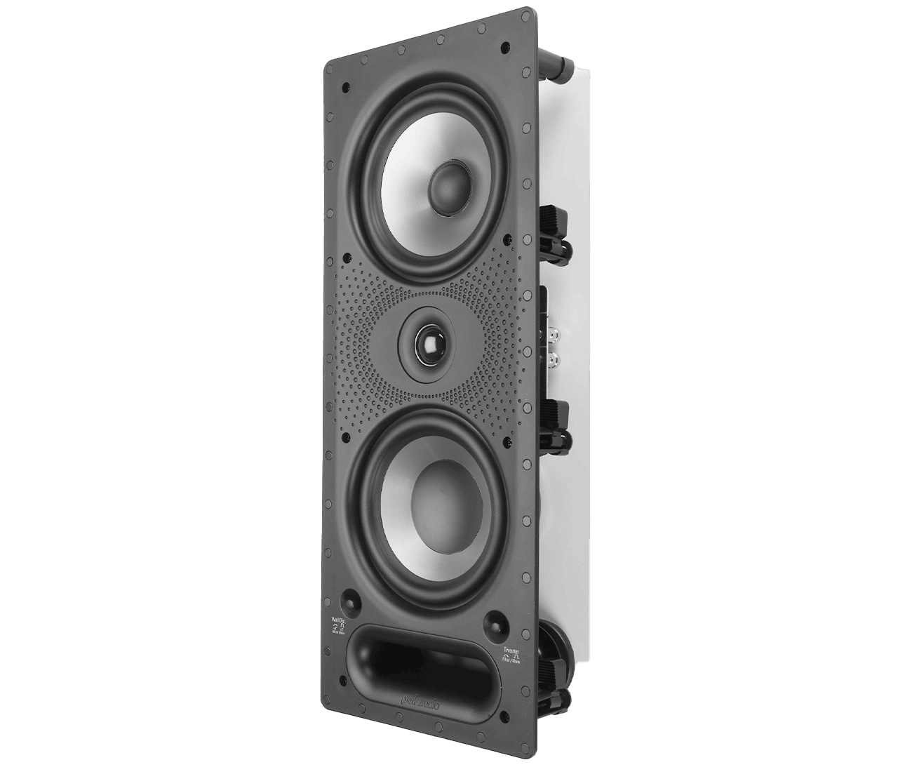 POLK VS 265-RT  PREMIUM IN-WALL SPEAKER WITH 6.5" DRIVERS  