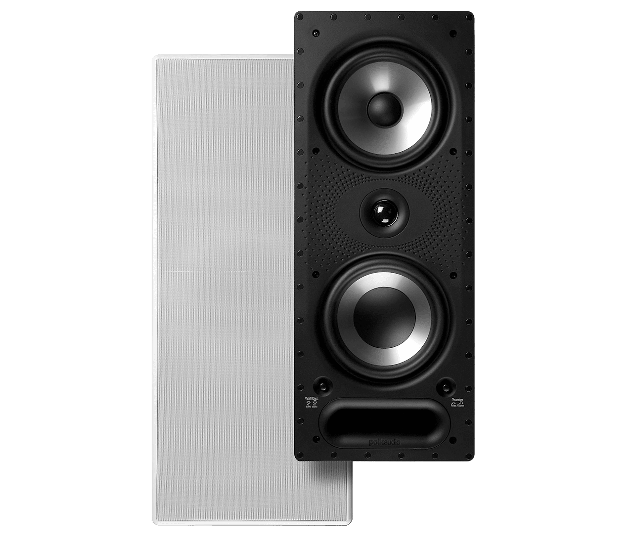 POLK VS 265-RT  PREMIUM IN-WALL SPEAKER WITH 6.5" DRIVERS  