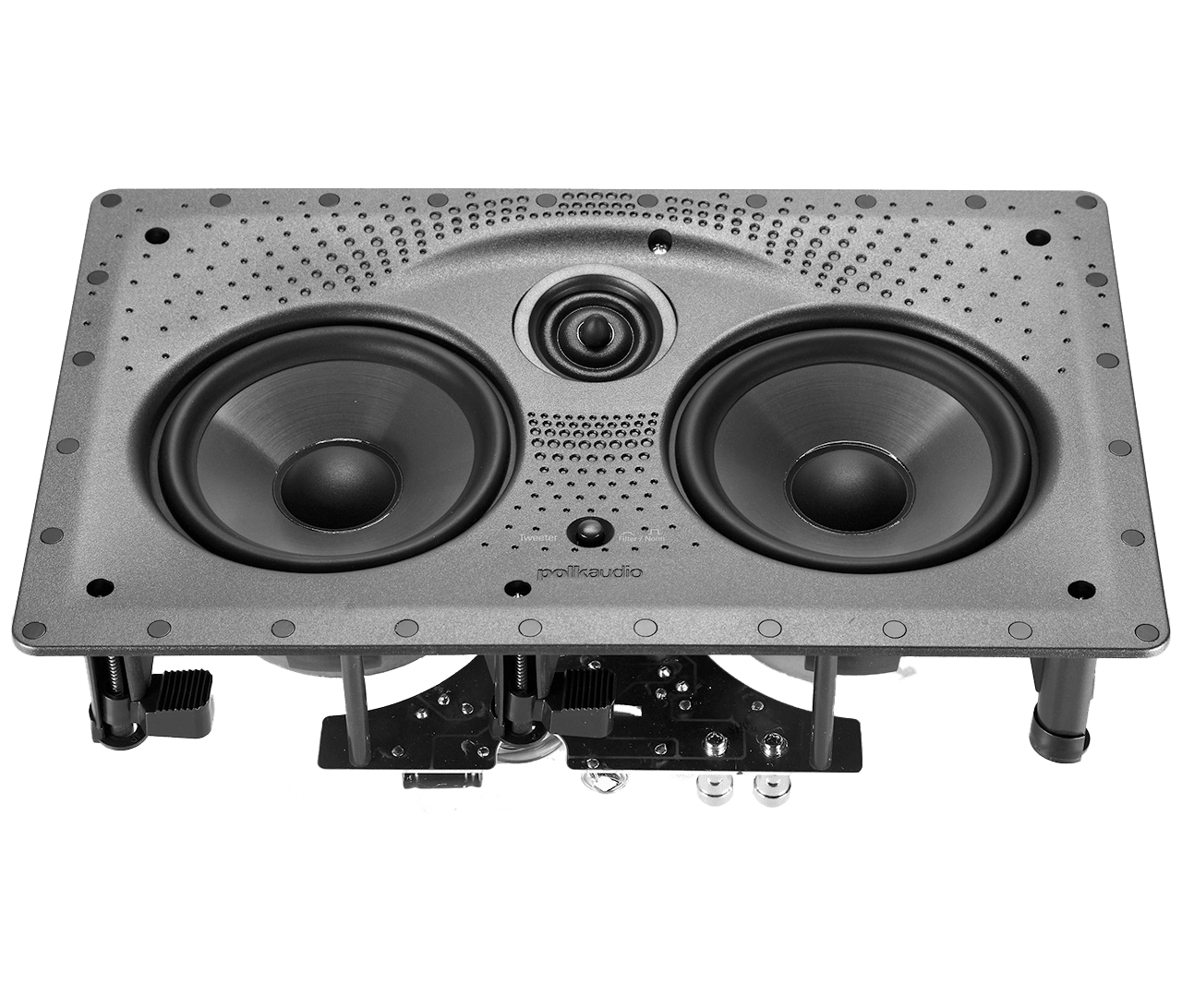 POLK VS 255C-LS HIGH-QUALITY IN-WALL CENTER CHANNEL SPEAKER WITH 5.25" DRIVERS 