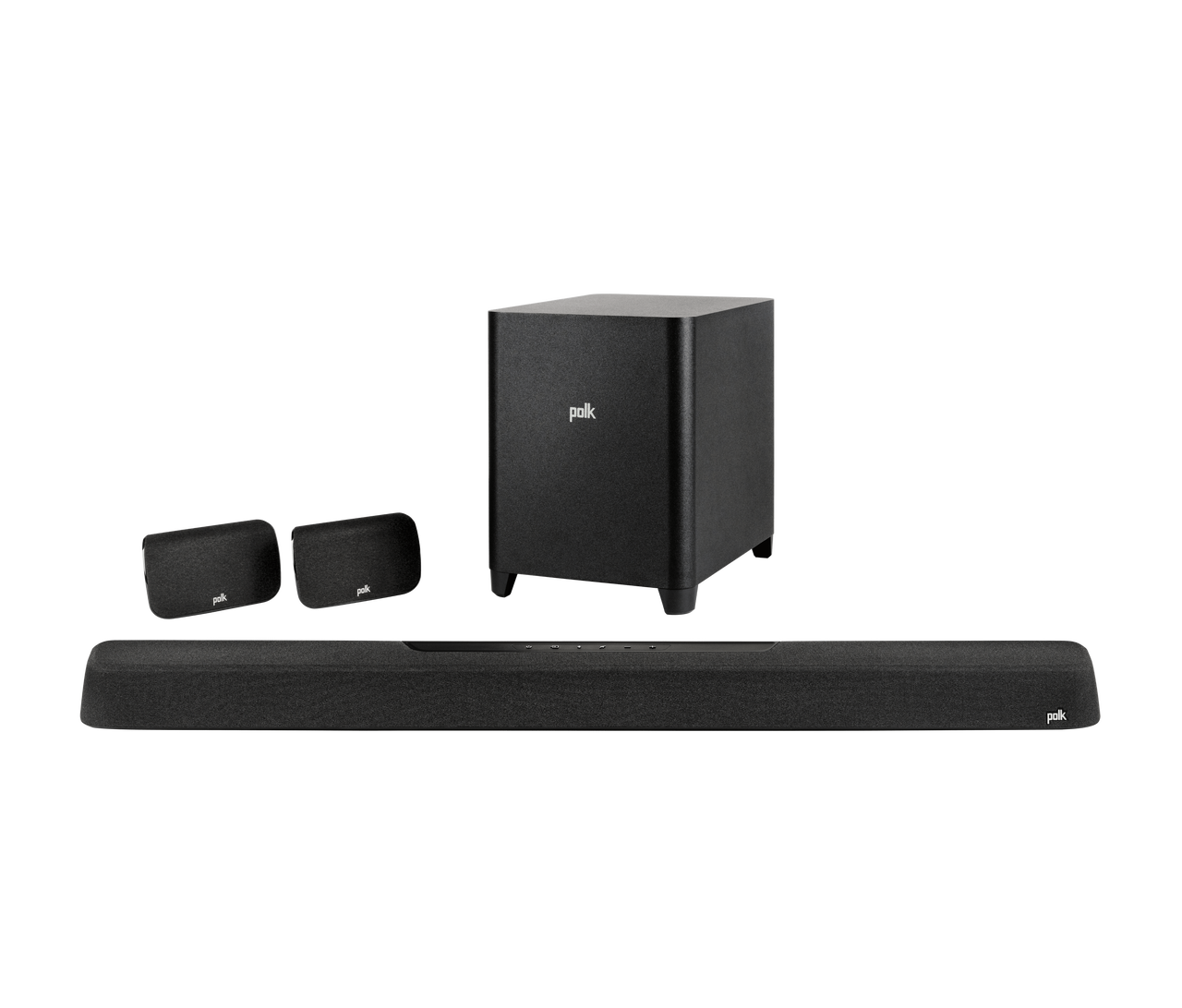 POLK SR2  HIGH-PERFORMANCE DOLBY 5.1 SOUND BAR SYSTEM  