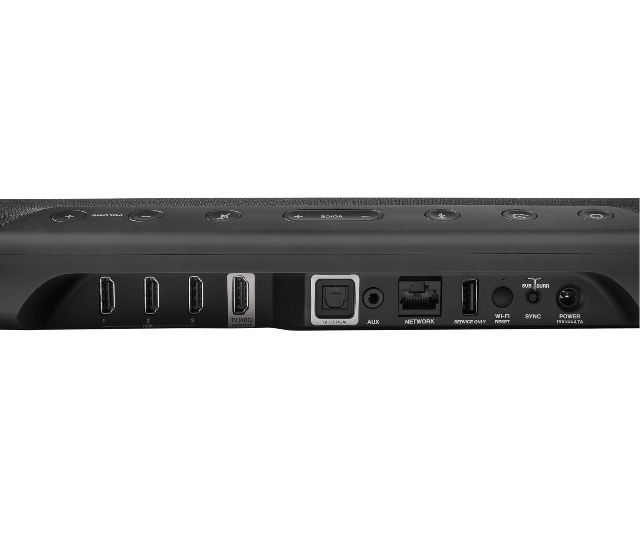 POLK SR2  HIGH-PERFORMANCE DOLBY 5.1 SOUND BAR SYSTEM  