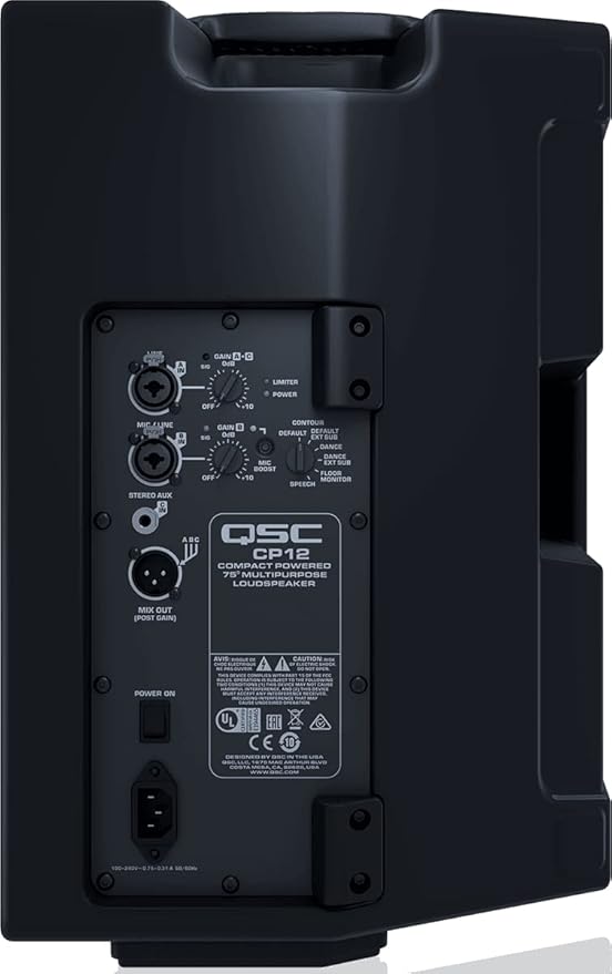 QSC CP12 30.48 cm (12-Inch) Compact Powered Loudspeaker