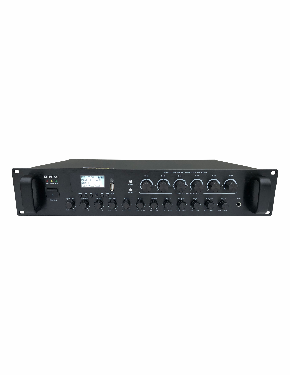 DNM PUBLIC ADDRESS AMPLIFER PA 6240