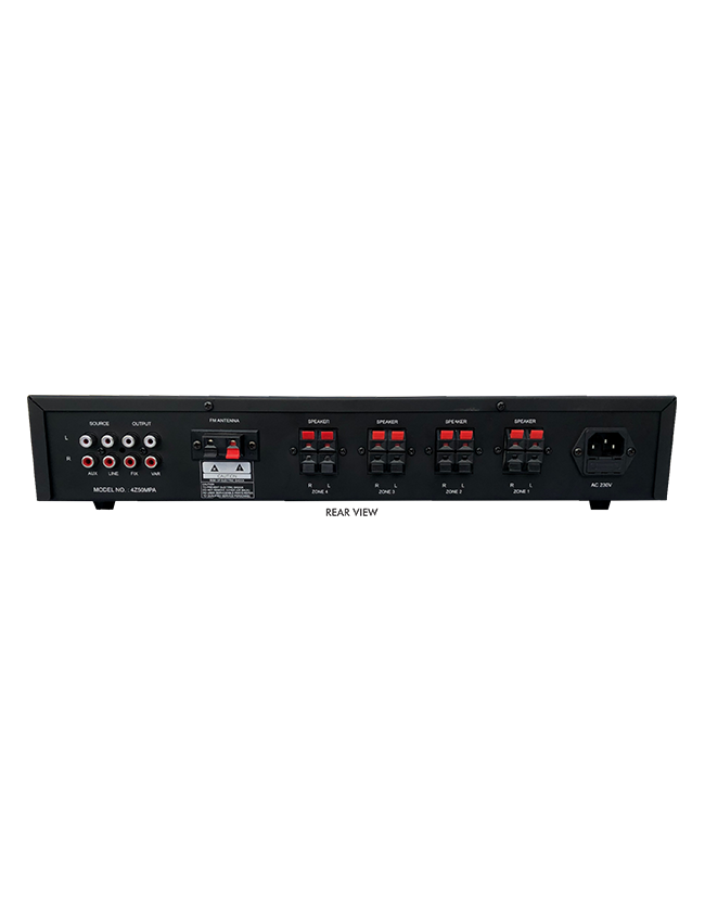 PACE 4 STEREO ZONE AMPLIFIER 4Z50 MPA