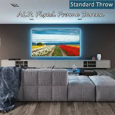 100" 16:9 FIXED FRAME PROJECTION SCREEN ALR STANDARD THROW