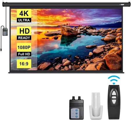 120"  (4:3)  (96" X 72") MOTORISED PROJECTION SCREEN 
