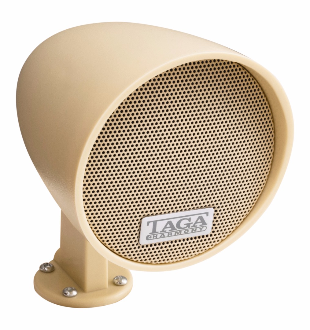 TAGA TRS-5L (PAIR) GARDEN/RESTURANT SPEAKER WITH SURFACE MOUNT , GROUND STICK AND CEILING MOUNT 