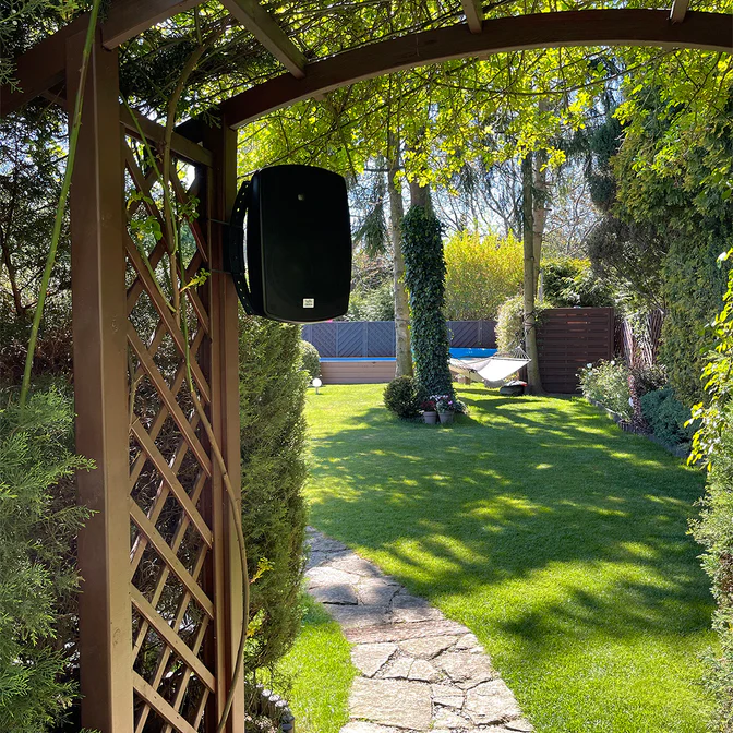 TAGA Harmony TOS-615BT 6.5″ 2-Way Wall Multi-Purpose Outdoor-Indoor Speakers With Bluetooth & Mic Input - Pair