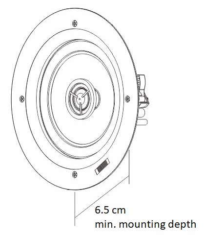 TAGA In-Ceiling speakers TCW-480R SLIM (PAIR)