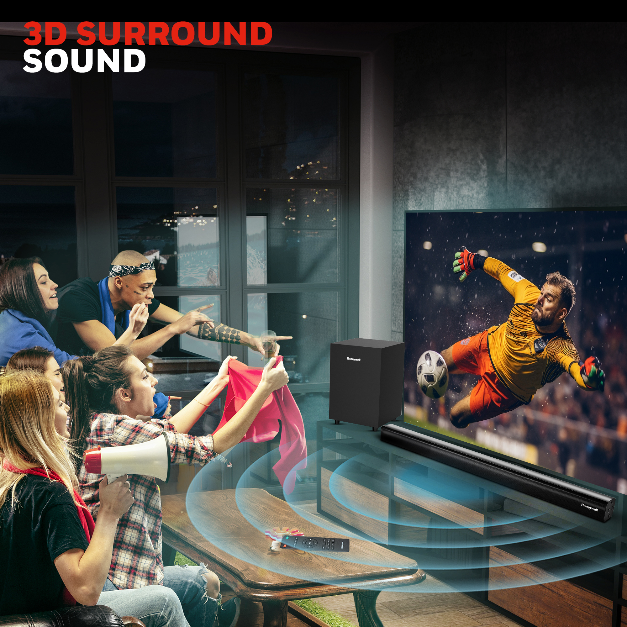 HONEYWELL Trueno U3000 Soundbar