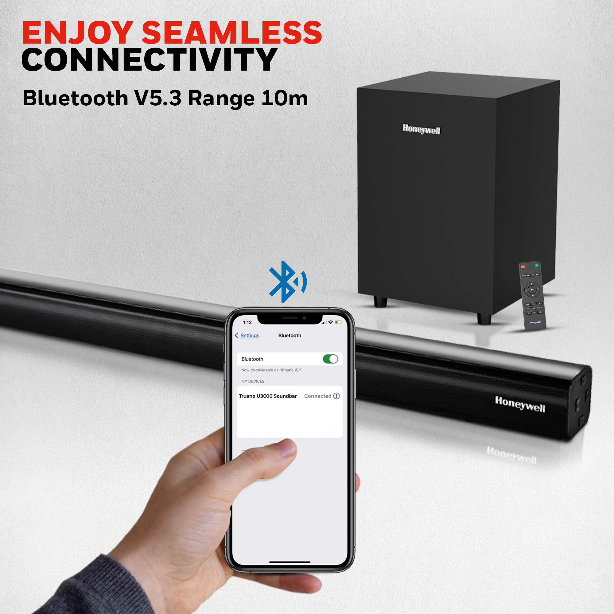 HONEYWELL Trueno U3000 Soundbar