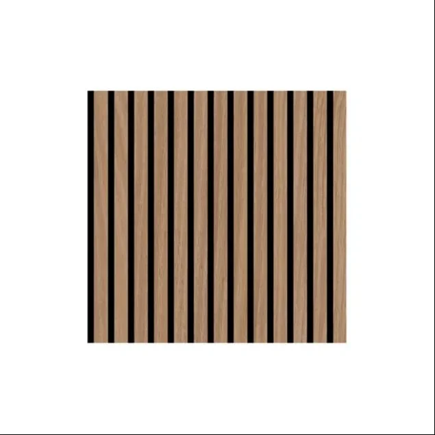 12.5 mm Fluted Veneer PET Acoustic Panels, For Sound Absorbers, Square ( 2700x600 MM)  9 Ft x 2 Ft (BOX OF 8 SHEETS