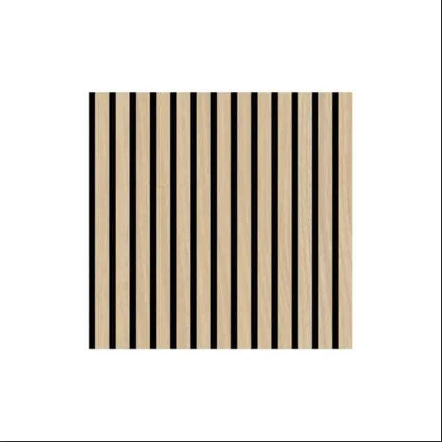 12.5 mm Fluted Veneer PET Acoustic Panels, For Sound Absorbers, Square ( 2700x600 MM)  9 Ft x 2 Ft (BOX OF 8 SHEETS