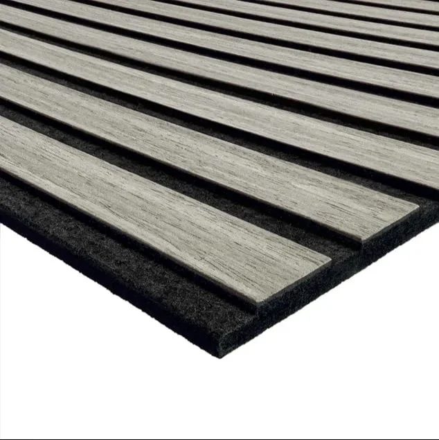 12.5 mm Fluted Veneer PET Acoustic Panels, For Sound Absorbers, Square ( 2700x600 MM)  9 Ft x 2 Ft (BOX OF 8 SHEETS